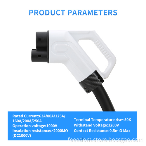 Portable EV Charger Gun CCS2 Charge EV شحن كابل تمديد
